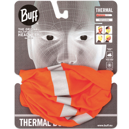 BUFF_Thermal-Reflective_orange_packed Multifunktionstuch