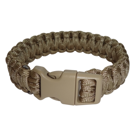 Paracord Armband coyote XL_closed