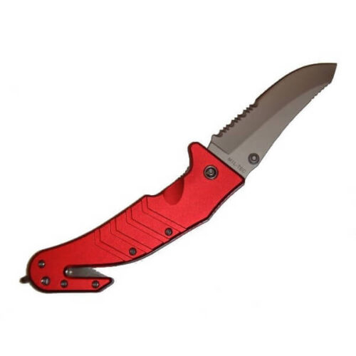 Rettungsmesser Standard red_open